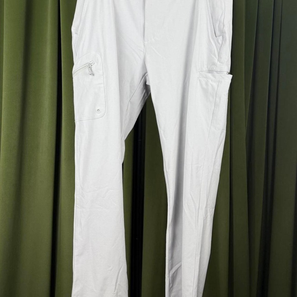 Columbia PFG Mens Grey Straight Leg Cargo Pants 32x30 Fishing Outdoor